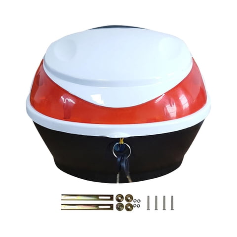 Ioensy - Caja De Almacenamiento Trasera Para Motocicleta, Maletero De Motocicleta Para Cámara De Teléfono Organizada C