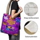 thumbnail image 3 of Bolofofos Bolso de tela con estampado de lienzo para mujer, bolsa de compras reutilizable y estética, con cremallera interior, regalo para mujer,40*45cm., 3 of 6