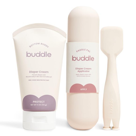 Set de regalo Buddle Bottom Buddy & Paddle Pal con crema de 4 onzas