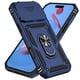 thumbnail image 1 of Funda Resistente Anillo Soporte iPhone 17 Pro Privacidad Cámara Montaje Magnético Azul, 1 of 6