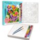 thumbnail image 1 of Kit de pintura por números Bright Stripes para niños con marco y 16 pinturas, 1 of 7