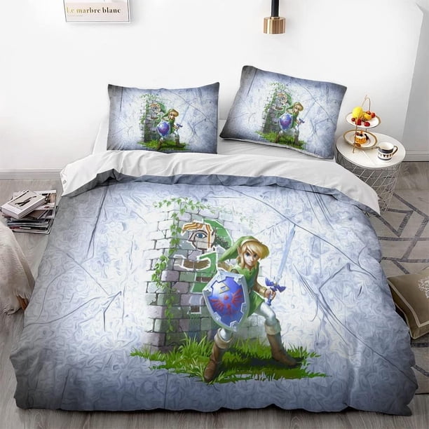 The Legend of Zeld-a Game Duvet Cover Set 3D Bedding Comforter Cover Bedding Set