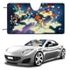 thumbnail image 1 of Pájaro Loco Parasol para Parabrisas Delantero Protector Plegable, Visera Solar para Auto Bloquea Rayos UV Mantiene tu Vehículo Fresco 130cm*70cm, 1 of 6
