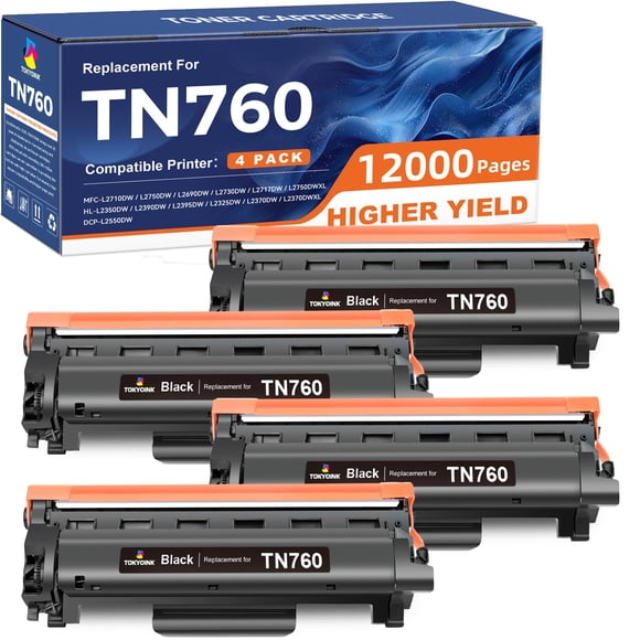 Cartucho de tóner TOKYOINK TN760 compatible con impresora Brother