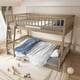thumbnail image 3 of Full XL over Queen Bunk Bed with Ladder and Guardrails, Walnut, 3 of 3