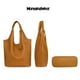 thumbnail image 2 of Bolso de mano Montana West Hobo de piel vegana con borla MWC2-079BR, 2 of 3