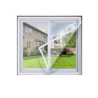 Oem - Malla Mosquitera Cortina Con Cierre Iman 150X220Cm Blanco