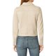 thumbnail image 3 of INSPIRE CHIC Chaqueta de motocicleta para mujer de ante sintético color sólido con cremallera asimétrica S Beige, 3 of 8