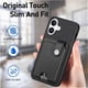 thumbnail image 2 of Funda Billetera Tejida para iPhone 16 Plus con Soporte y Tarjetero Negro, 2 of 4