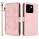 thumbnail image 2 of Funda Cartera Mariposa para [Xiaomi 14] con Soporte y Cremallera Rosa, 2 of 6