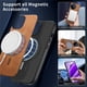 thumbnail image 3 of Magnetic Slim Case for Realme 11 4G with Camera Guard & Anti-Scratch Back Brown, 3 of 6