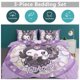 thumbnail image 5 of Kuromi Print Bedding Set Pattern Duvet Cove Set 3 Pieces 1 Quilt Cover And 2 Pillowcases for Women Men Teens, 5 of 5