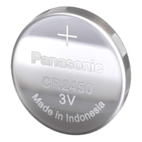 Gen - Pila De Boton Panasonic Cr2450 Bateria Reloj Control Juguetes Plateado