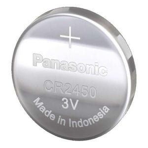 Gen - Pila De Boton Panasonic Cr2450 Bateria Reloj Control Juguetes Plateado