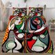 thumbnail image 1 of Pablo Picasso Quilts for Queen Bed Bedspreads,Soft Bed Quilt Lightweight Bedspread,Quilted Coverlet 3 Piece Bed Sheets, 1 of 5