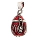 thumbnail image 1 of Colgante De Urna De Recuerdo De Cremación Que Se Puede Abrir Esmaltado Para Colgante De Collar Rojo, 1 of 3