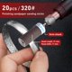 thumbnail image 3 of Juego de varillas de lija para lijar, 20 unidades, grano 320, para Dremel, 3 of 6