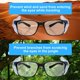 thumbnail image 5 of Protectores laterales para gafas, 11 pares, transparentes y 1 par, negros, 5 of 8