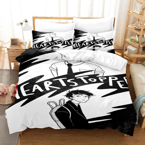 3D Printed Heartstopper Bedding Set Duvet Cover Bedroom Comforter Covers Single Twin King Size Quilt Cover Home Textile 2/3PCS Bed Sheets