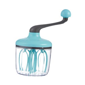 Magideal - Batidor Manual De Crema De Huevo, Batidor Semiautomático, Portátil, Batidor, Práctico Batidor De Mano, Máquina Para Hacer Espuma De Mano Para Cocina, Verde
