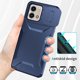 thumbnail image 5 of Funda Resistente para Motorola Moto G Stylus 5G 2023 con Tapa Deslizante y Protección Militar Azul, 5 of 6