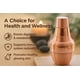 thumbnail image 2 of Botella Bedside Carafes 2activelife de cobre puro de 1,4 litros con vaso, 2 of 9