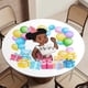 thumbnail image 5 of La Esquina De Gracie theme Fitted Round Tablecloths Elastic Edged Table Covers Waterproof Table Cloth For Kitchen Holiday Party Tables Decor 120cm, 5 of 6