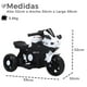 thumbnail image 2 of Moto Eléctrica Infantil 3 Ruedas Con Sonido Rr Brave 6v Blanca, 2 of 4
