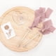 thumbnail image 3 of Xiao Hua Cintas, paquete de 4 cintas de gasa (gris y rosa) - 4 cm x 5 yardas, con borde deshilachado, ideales para envolver regalos, bodas y manualidades., 3 of 3