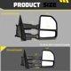 thumbnail image 2 of Espejos de remolque SUPDM para Ford F150 2015‑2020, calefactados y LED, 2 of 8