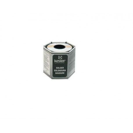 Soldadura Kester 1,27 mm 63 % Estaño 37 % Plomo 454 g
