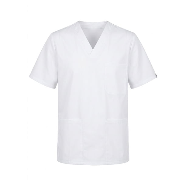 Delantal hombre tela Anti fluidos. Blanco