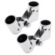 thumbnail image 2 of 2 Accesorios De Riel De Barco De Acero Inoxidable, Conector De Tubo Giratorio Plegable De 26mm, 2 of 5