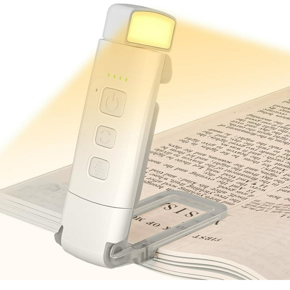 Luz lectura para leer libros cama noche ajustable