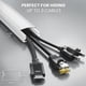 thumbnail image 3 of Cubrecables EVEO de 300 pulgadas, gestión de cables pintable, blanco, 3 of 9