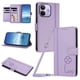 thumbnail image 1 of Funda Cartera Trébol para Xiaomi Redmi Note 17 Pro 5G con Ranuras Tarjetas y Carga Inalámbrica Morado claro, 1 of 6