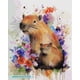 thumbnail image 2 of Kit de pintura con diamantes DIAMOND ART CLUB Capibara 33 x 41 cm, 2 of 4
