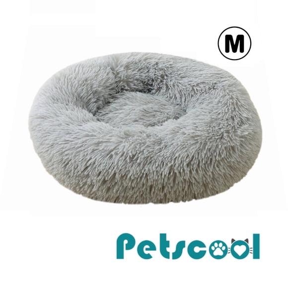 Cama Nido Relajante para Mascotas M PetsCool Gris 60 cm Antiansiedad