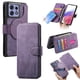 thumbnail image 1 of Funda Billetera Magnética para Motorola Edge 50 Pro Soporte Tarjetas Desmontable Morado, 1 of 6