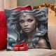 thumbnail image 4 of Sirena Negra Fundas de almohada de terciopelo con tema, regalos de funda de almohada, decoración para el hogar, cojín de lanzar, regalo de cumpleaños para fans y parejas.61*61cm., 4 of 6