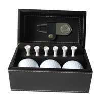 Ioensy - Juego De Regalo De Pelota Y Tee De Golf, Presente 6 Tees De Golf Para Papá, Hombres Y Mujeres, Herramienta Divot Argent Para Campo De Golf