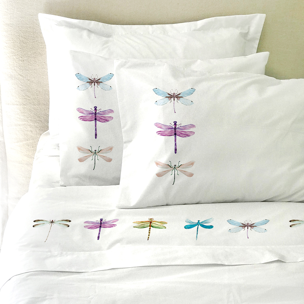 Tuyo Print - Juego De Sábanas King Libélula