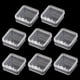 thumbnail image 1 of 8 cajas de plástico transparente para guardar cuentas, organizadores de cajones con tapa para tarjetas de cuentas y otros accesorios de manualidades., 1 of 5