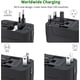 thumbnail image 5 of Cargador De Pared Con Adaptador De Viaje Global Todo En Uno Con Dos Puertos De Carga Usb. Disponible Internacionalmente., 5 of 6