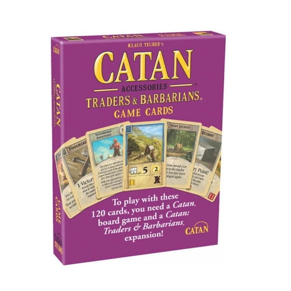 Cartas de Juego Expansión Catan Comerciantes y Bárbaros 120 Cartas