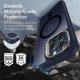 thumbnail image 4 of Funda ESR para iPhone 15 Pro Max con soporte MagSafe, color azul transparente, 4 of 8