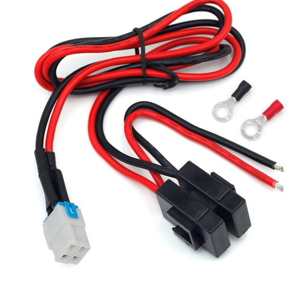 Cable de alimentación Kymate 12 AWG de 4 pines para Yaesu Radio FT-450D