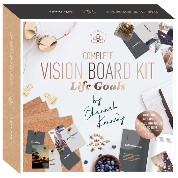 Kit de Tablero de Visión Hinkler Shannah Kennedy Metas de Vida