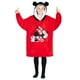 thumbnail image 1 of Manta Con Capucha Para Adolescentes Minnie Mickey Stitch Red, 1 of 3