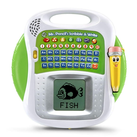 Toy LeapFrog Mr. Pencil para garabatear y escribir en verde